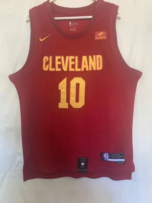 Maillot de Basket #10 Garland Cavaliers 22-23 Rouge Brodé